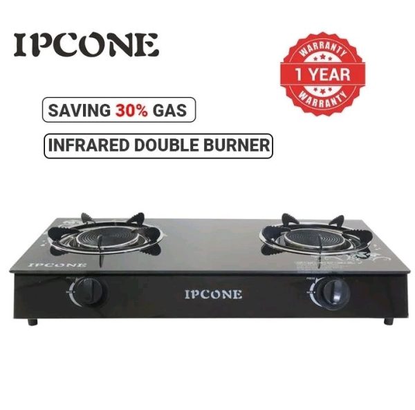 IPCONE 2 Gas Cooker Double Burner – Super Infrared Gas Stove | KETAM Kenya.