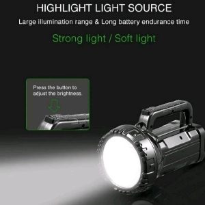 DP Long-Range Rechargeable LED Torch – 75W | Powerful Outdoor Lighting from KETAM Kenya