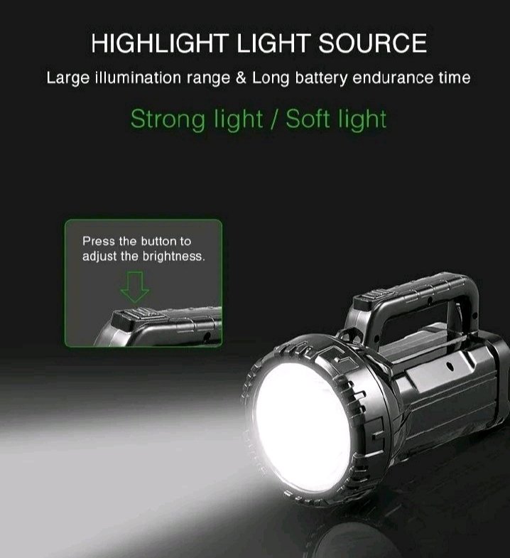 DP Long-Range Rechargeable LED Torch – 75W | Powerful Outdoor Lighting from KETAM Kenya - Image 4