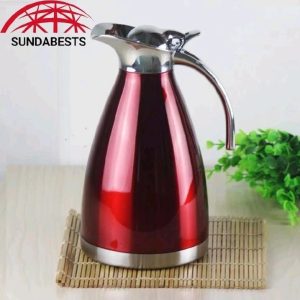 SUNDABESTS 2.0L Stainless Steel Vacuum Coffee Pot | Thermos Flask Kettle