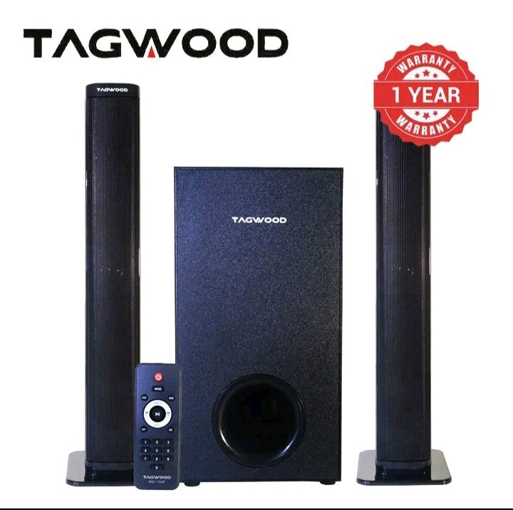 Tagwood 7500W 2.1CH Multimedia Bluetooth Woofer Speaker System | Subwoofer + Soundbar with Remote – Home Audio System |KETAM Kenya