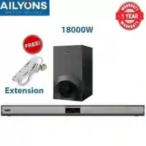AILYONS SB401K 2.1CH Soundbar Subwoofer – 18000W PMPO | Bluetooth Home Theater System + FREE Extension – KETAM Kenya