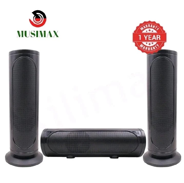 Limited Offer】MUSIMAX 3.1CH Bluetooth LM-1109 Woofer Home Theater System – 3000W Subwoofer with USB/SD/FM + Remote - Image 2