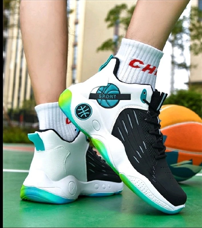 New Arrivals – Cool Men’s Basketball Shoes (Black) - Image 2