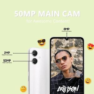 Samsung Galaxy A05 (64GB+4GB RAM) – 50MP Camera, 6.7” Display, 5000mAh Battery, Android 15 Smartphones.